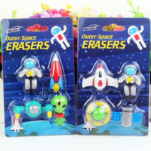 Eraser Toy Set from Outer Space for Elementary School Students - Picture 4 of 6